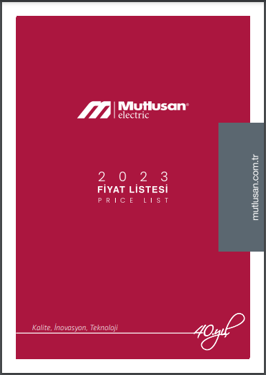 Mutlusan 2023/1 Fiyat Listesi