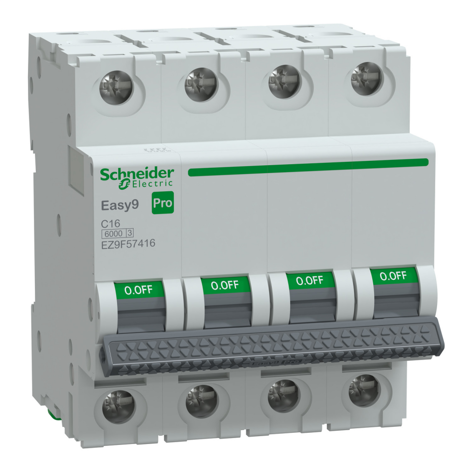 Schneider Electric EZ9F57416 4x16A 6kA C Otomatik Sigorta Easy9 Pro