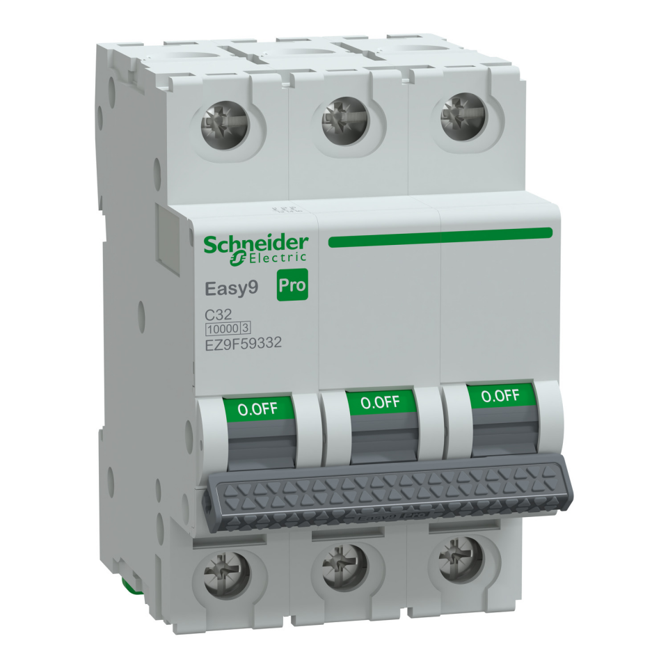 Schneider Electric EZ9F59332 3x32A 10kA C Otomatik Sigorta Easy9 Pro