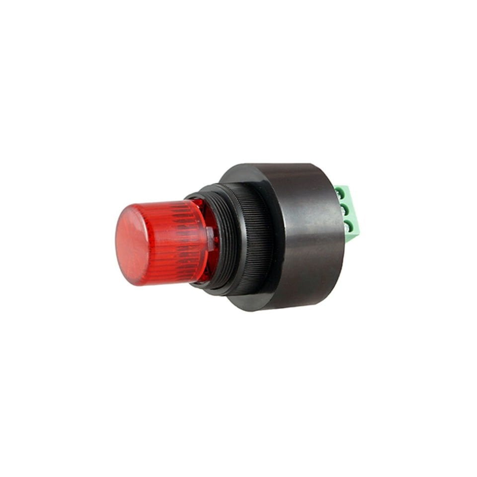Ø28 PANO MONTAJ LED BUZZER KESİK / SABİT SES KLEMENS MS 1207.3-24VDC