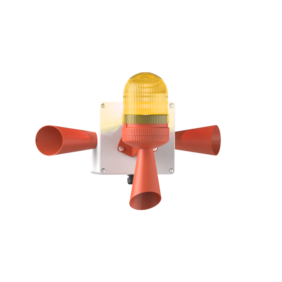 LED Multifonksiyon 3x 43 Ses Elektronik Siren MS 5807.3.110-220VAC