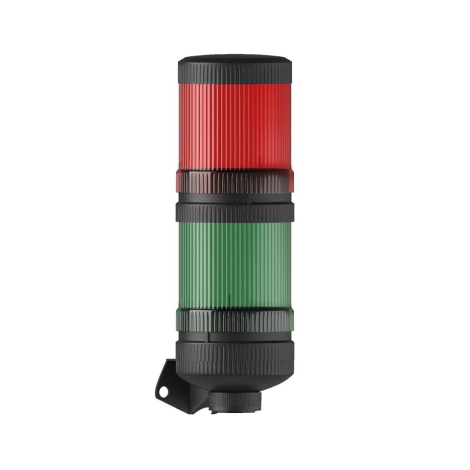 Ø70 2 KAT IŞIKLI KOLON MULTİ LED BUZZER DUVAR MONTAJ MS 4035.1.2.12-24VAC/DC