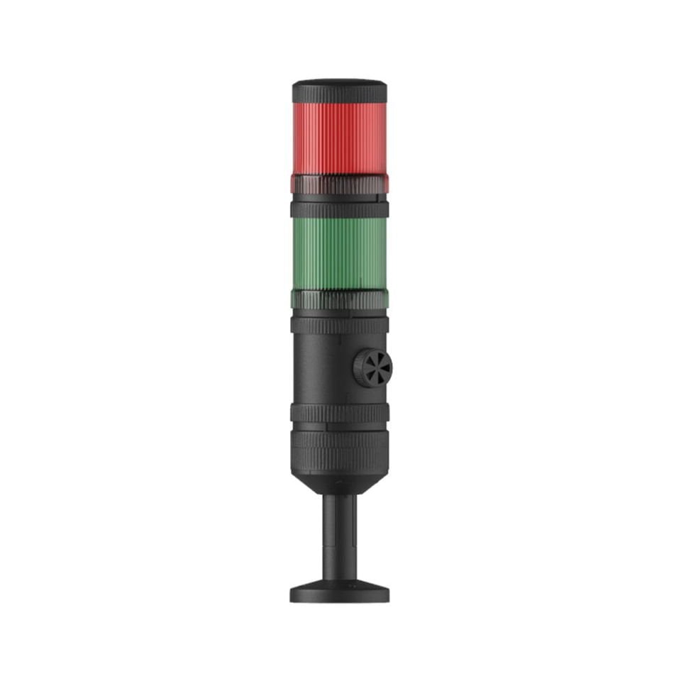 Ø70 2 KAT IŞIKLI KOLON MULTİ LED BUZZER TÜP MONTAJ MS 454.1.2.110-220VAC