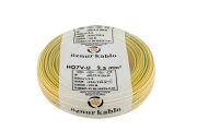2.5 MM NYA Öznur Kablo Sarı-Yeşil - 100 Metre