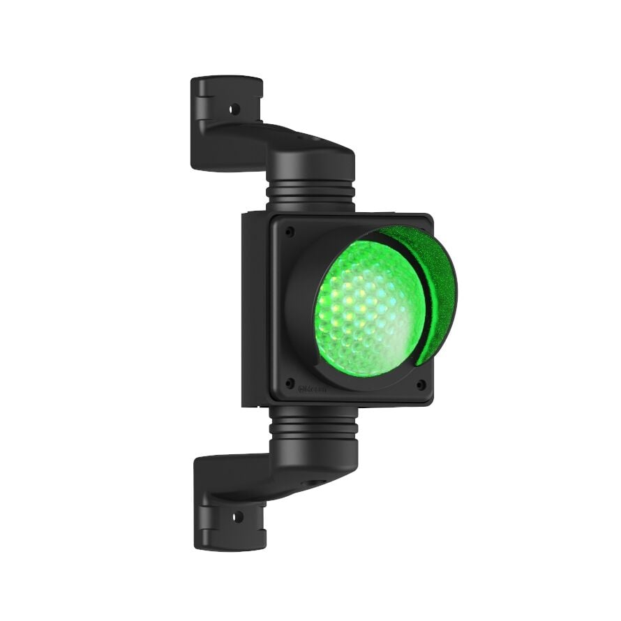 Ø100mm LEDli Tekli Trafik Lambası MS 8030.2.12-24VDC
