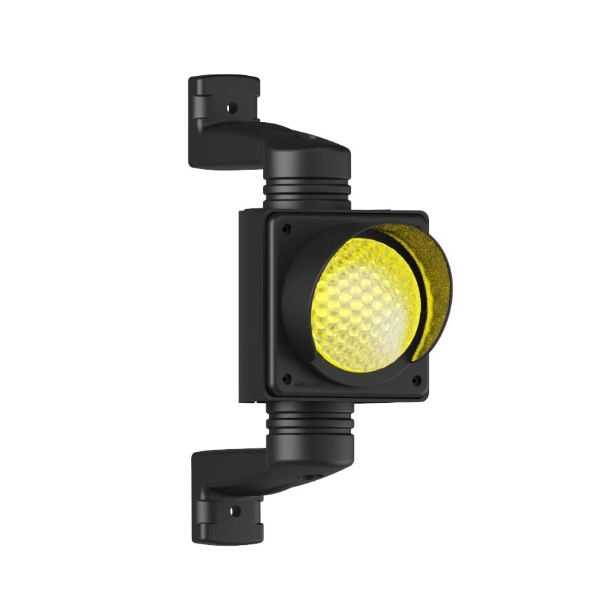 Ø100mm LEDli Tekli Trafik Lambası MS 8030.3.12-24VDC