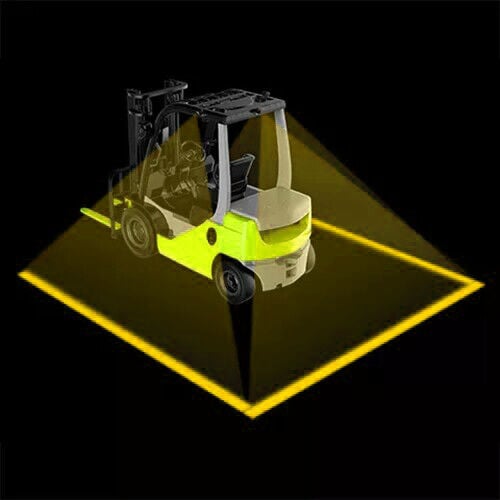 Forklift Zone Çizgi Lamba 18W Turuncu MS 481.3.12-80VDC