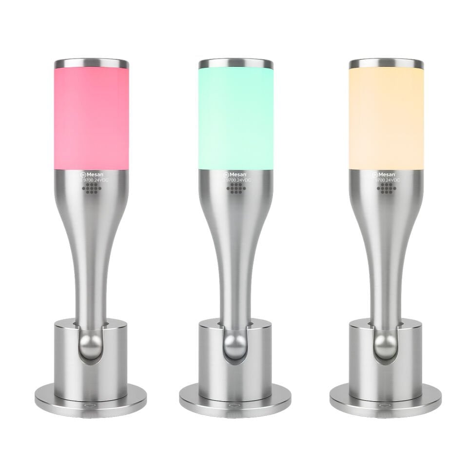 Ø50 LED Işıklı Kolon Aluminyum Gövde Devrilme Aparatı MS 9700.24VDC