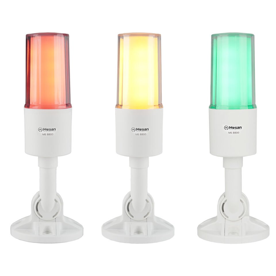 Ø50 RGY 3 Renk Buzzerlı Işıklı Kolon MS 8800