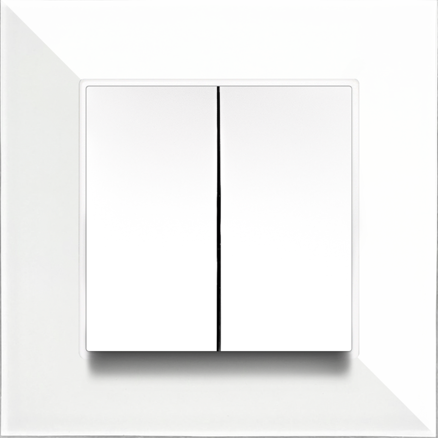 APG101-21 AsFir Pleksiglas Parlak Beyaz Tekli Çerçeve (Mekanizma Hariç)