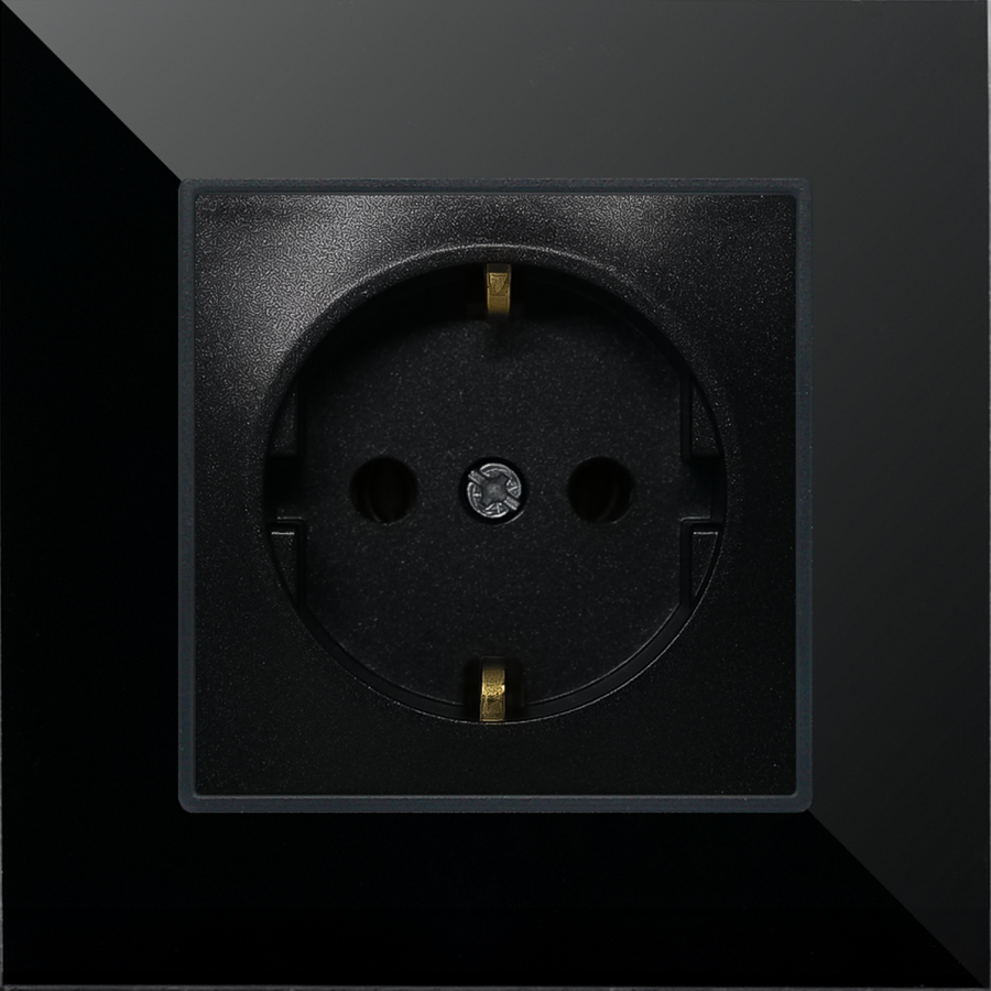 APG201-71 AsFir Pleksiglas Parlak Siyah Tekli Çerçeve (Mekanizma Hariç)