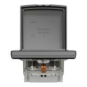 Schneider Electric EPH3100371 Asfora Plus Antrasit Kapaklı Çocuk Korumalı Topraklı IP44 Priz Çerçeveli