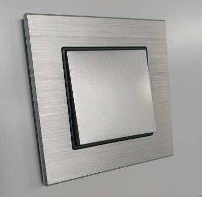 ALG201-71 AsFir Alüminyum Gümüş Tekli Çerçeve (Mekanizma Hariç)