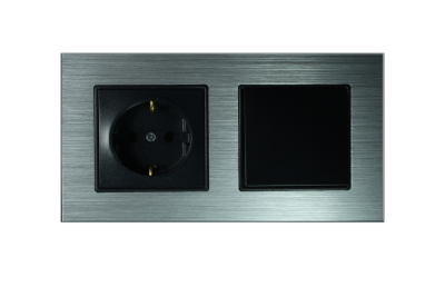 ALG202-71 AsFir Alüminyum Gümüş İkili Çerçeve (Mekanizma Hariç)