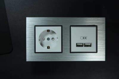 ALG202-71 AsFir Alüminyum Gümüş İkili Çerçeve (Mekanizma Hariç)