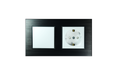 ALG302-71 AsFir Alüminyum Onyx İkili Çerçeve (Mekanizma Hariç)