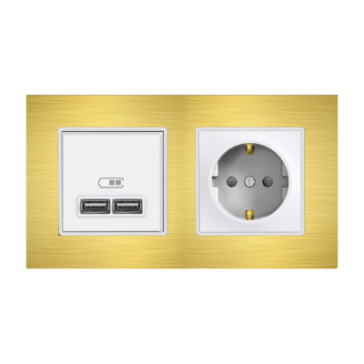 ALG502-21 AsFir Alüminyum Gold İkili Çerçeve (Mekanizma Hariç)