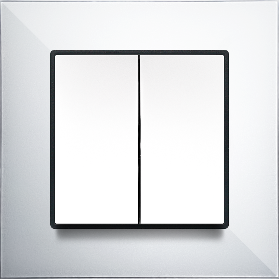 APG401-71 AsFir Pleksiglas Parlak Gümüş Tekli Çerçeve (Mekanizma Hariç)