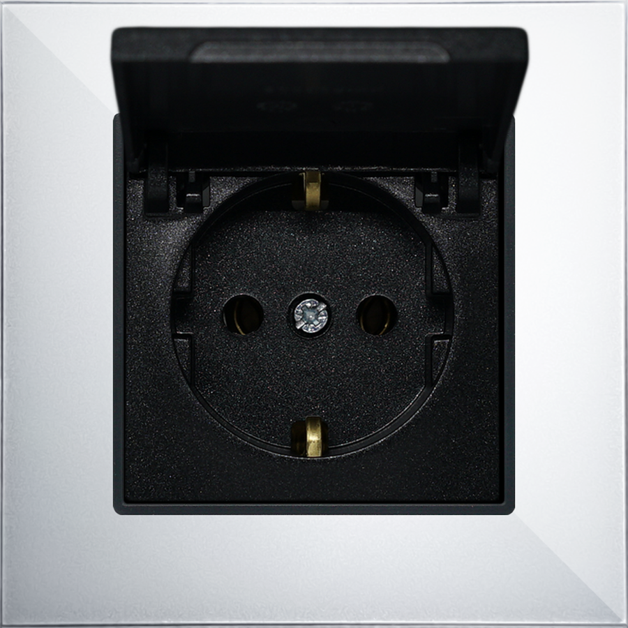 APG401-71 AsFir Pleksiglas Parlak Gümüş Tekli Çerçeve (Mekanizma Hariç)