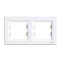 Schneider Electric EPH5800221 Asfora Beyaz 2'Li Yatay Çerçeve