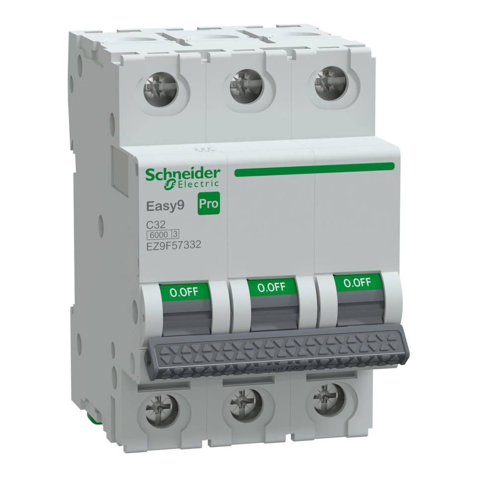 Schneider Electric EZ9F57332 3x32A 6kA C Otomatik Sigorta Easy9 Pro