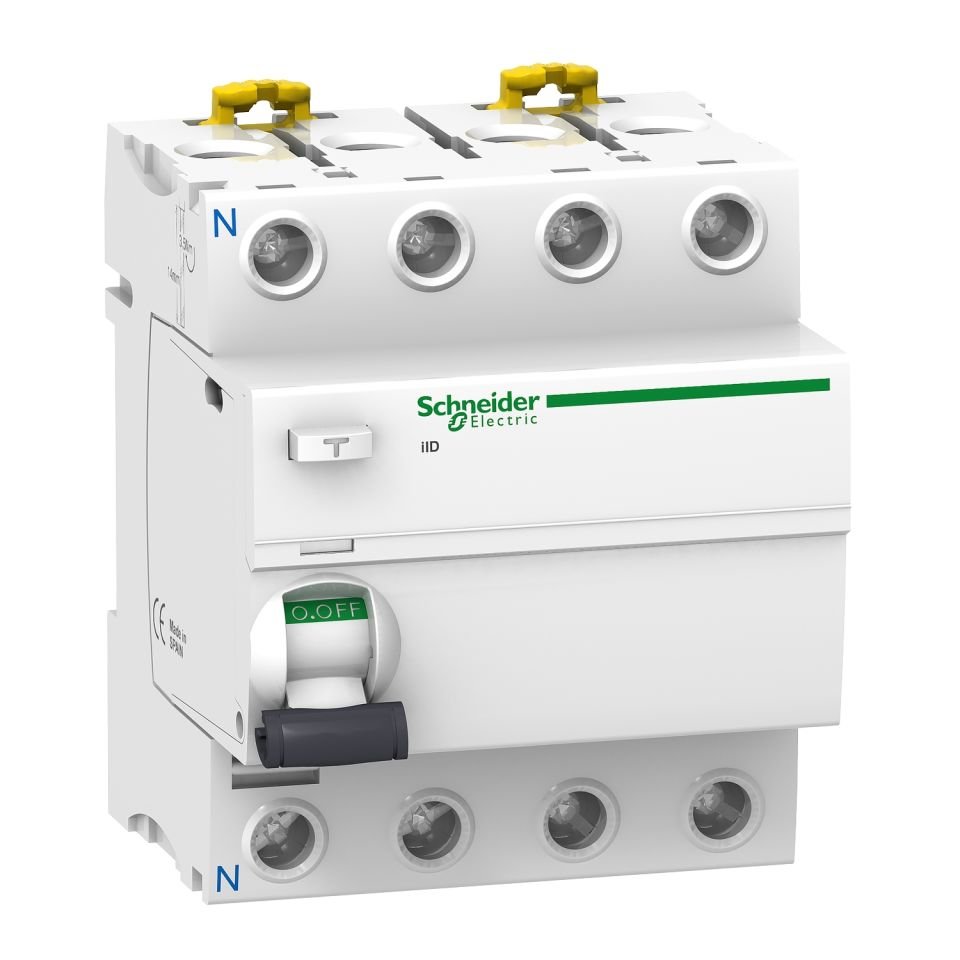 Schneider Electric A9R61440 4x40A 30Ma A-SI Tipi Kaçak Akım Rölesi Acti9