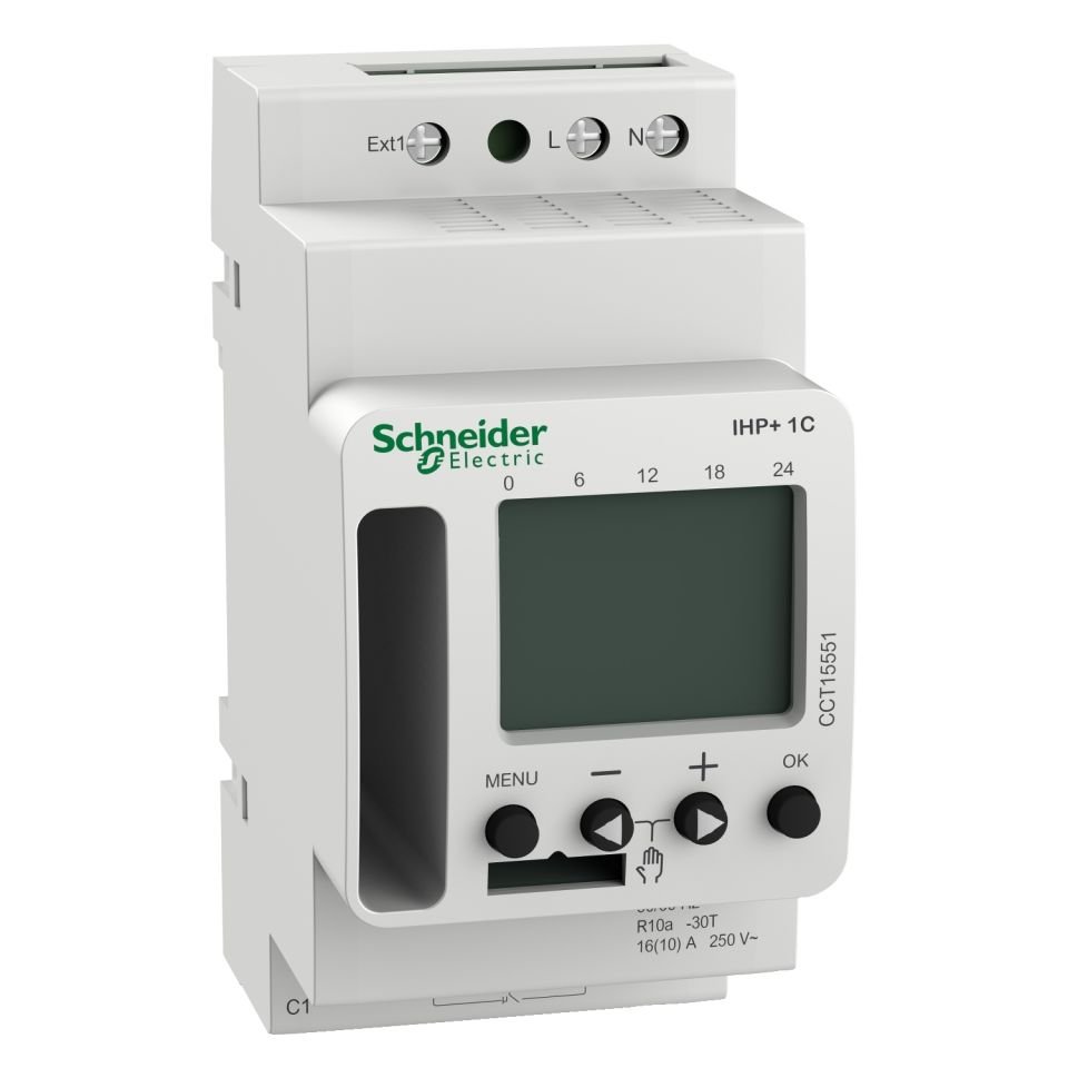 Schneider Electric CCT15551 Dijital Zaman Saati 24 Saat 7 Gün 6 Yıl Rezervli