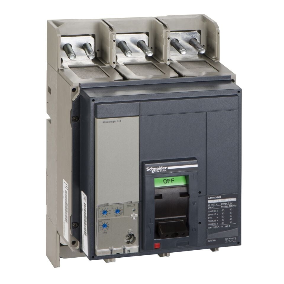 Schneider Electric 33472S2 3x1000A 50kA Termik Manyetik Şalter