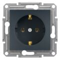 Schneider Electric EPH2900171 Asfora Plus Antrasit Topraklı Priz Çerçevesiz