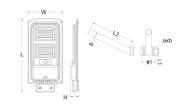 Philips BRC010 LED10/765 100W Solar Led Sokak Armatürü